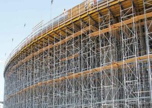 Quality Safety Adjustable Cuplock Shuttering System , Cup And Lock Scaffolding wholesale