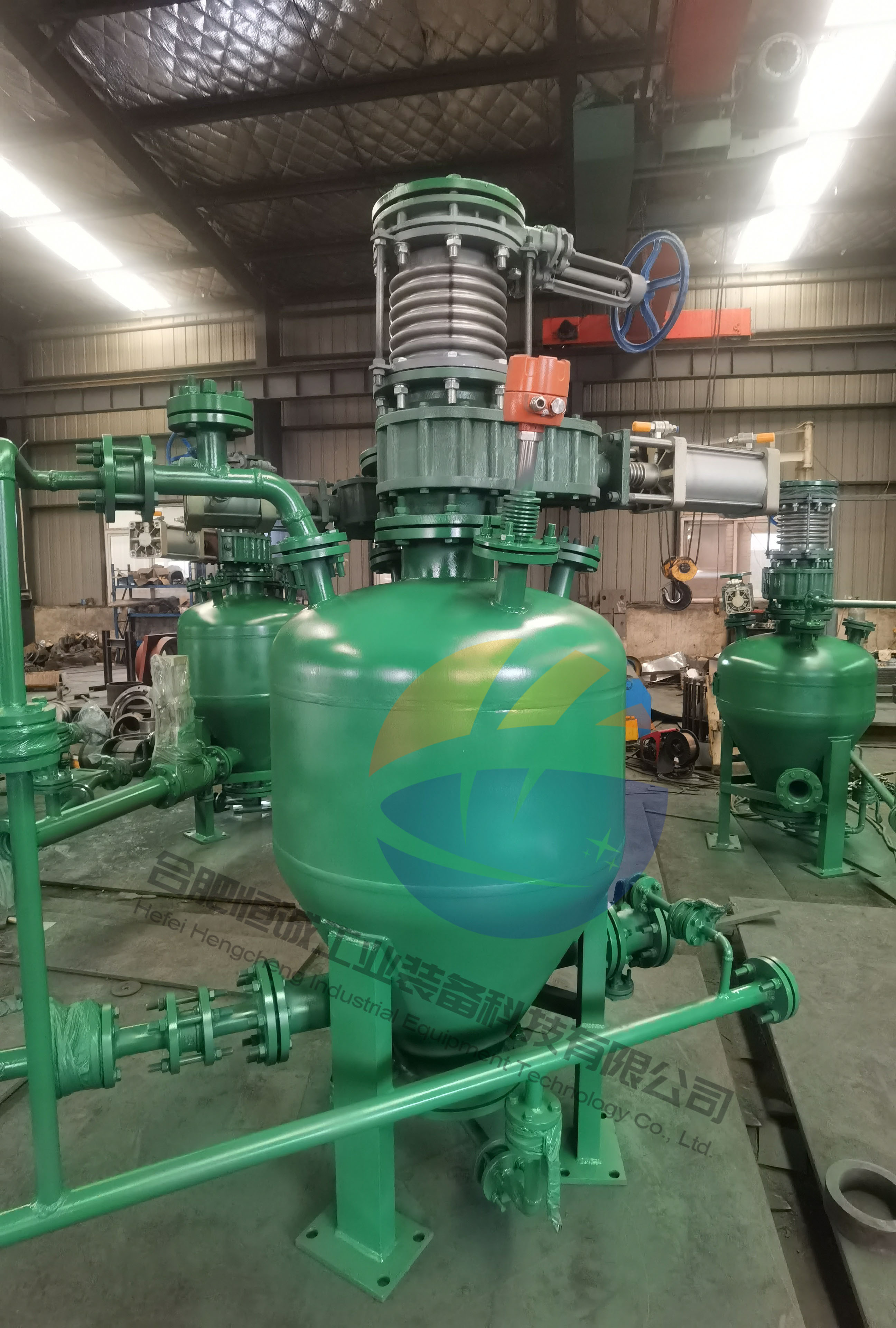 Thick Phase Conveying Equipment Bin Pump Large Conveying Capacity For Fly Ash Coke Powder