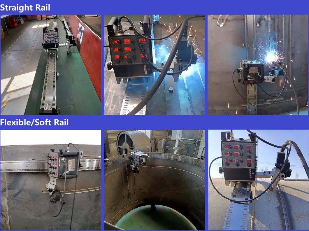 Portable Simple Tank Welding Machine with Rail for Tank Construction Machinery
