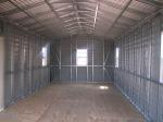 Australia Standard Light Steel Frame Prefabricated Gable Steel Shed , Car