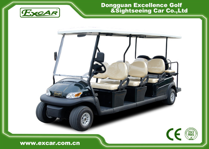 8 Seater Aluminum Chassis 48V Golf Cart 114MM Grounding Clearance