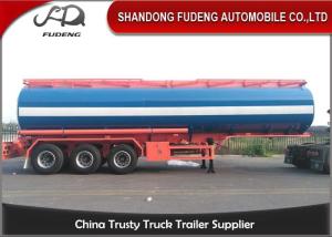 Quality Transport Diesel Petrol Oil Tri Axle Semi Trailer 11600mm * 2500mm * 3900mm wholesale