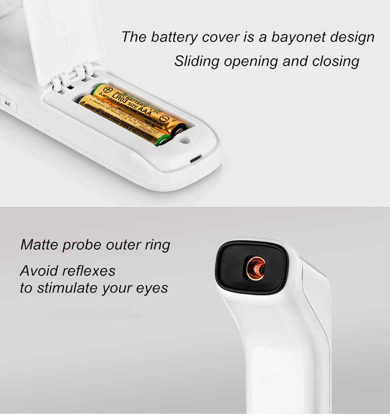 Medical grade LCD display forehead infrared thermometer baby digital infrared thermometer