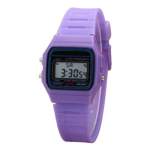 Quality 36mm OEM Purple Silicone Watch 24cm Quartz Japan Movt Womens Watch wholesale