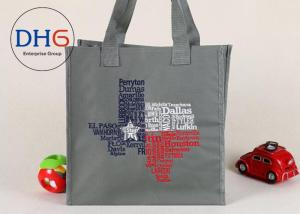 Quality Nylon Rope Oxford Fabric Bag Grey Round Shape 23.5*39cm Small Size Promotional wholesale