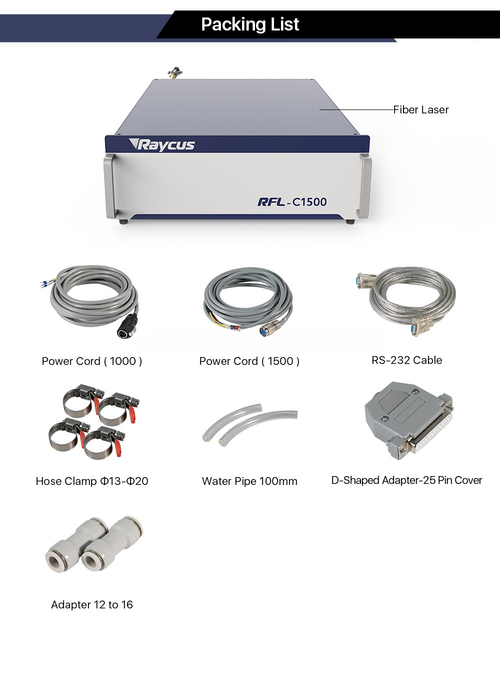 Laser Source CE RAYCUS CW Single Module Raycus 3000W Power Laser Source Generator Fiber Laser Cutting Source