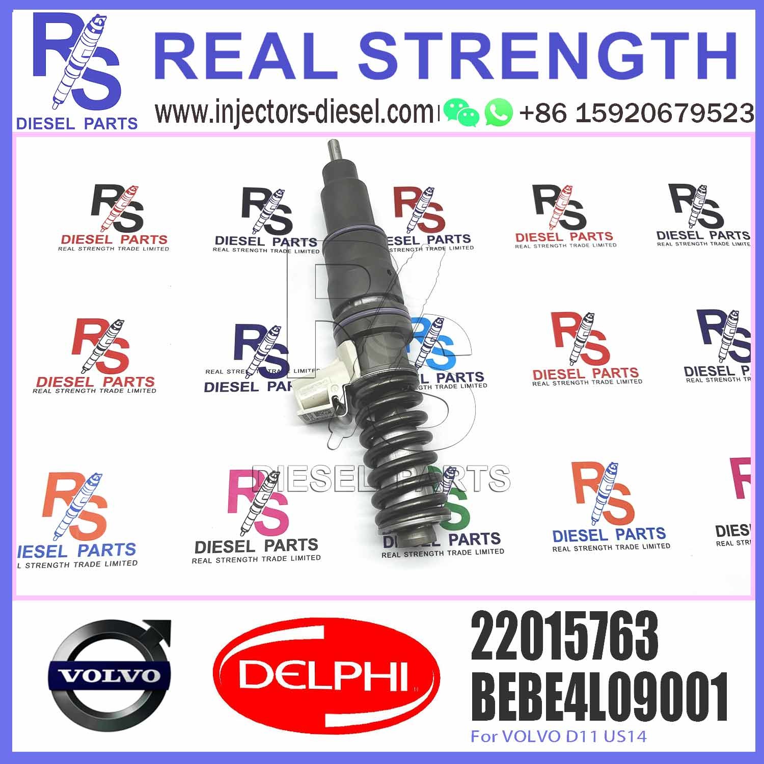 High quality common rail injector 22015763 diesel injector Engine BEBE4L09001 For Diesel Engine