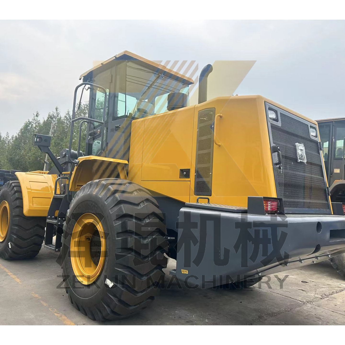 Selang Radiator Wheel Loader ZL50GN with ZF Forks 48KW Rated Load 5TON Shanghai Sale