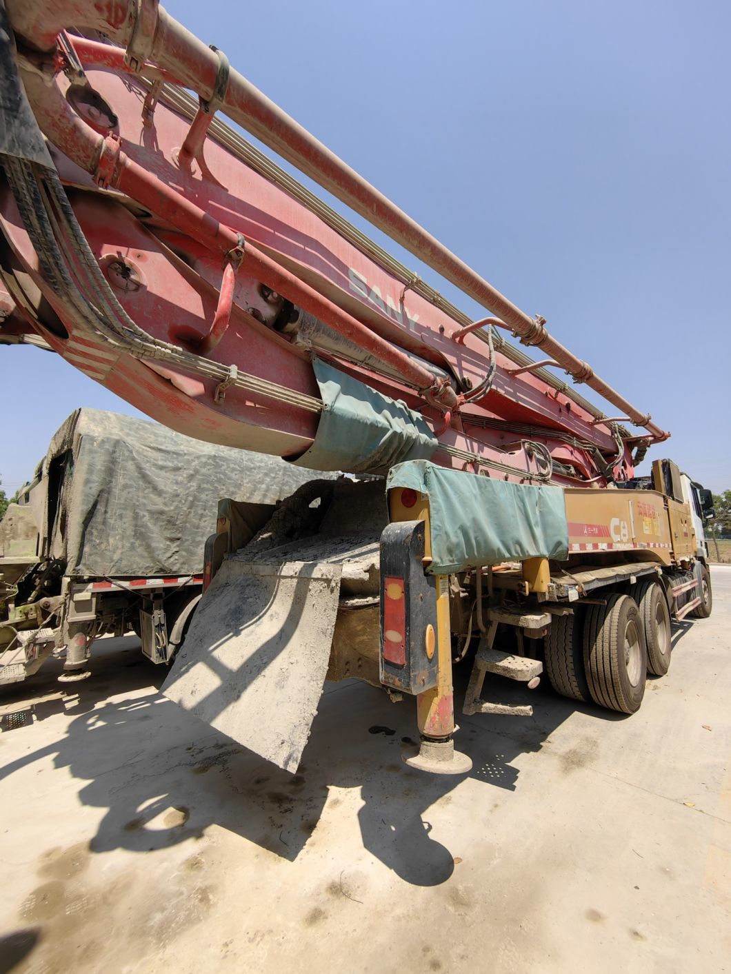 2019 Sy 49m Used Construction Machinery Concrete Boom Pump Heavy Equipment Concrete Pump Truck