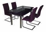 Leather Z Rectangle 0.12m3 68kgs Modern Dining Room Sets