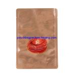 Aluminum stand up retort pouch for meat, retort stand up bags food grade