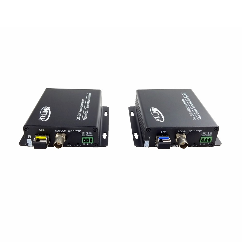 factory supply 1 channel 3G-SDI over optical fiber transmitter and receiver