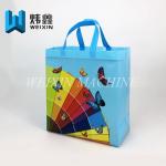Custom Printed Non Woven Bags With Heat Sealed Colorful Butterfly