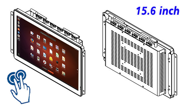 15.6-Inch Linux All-in-One Device for Logistics Dashboards, Security Panels, Medical Displays, and Smart Retail Systems
