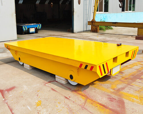 25ton Steel Rail Transfer Trolley Motorized Transfer Cart Saving Labour