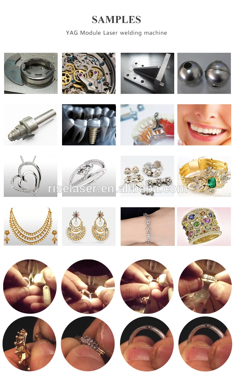 YAG 200W Jewelry Laser Welding Machine With Powerful Laser Beam