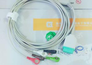 Quality Gray Color GE One Piece Ecg Patient Cable For Patient Monitoring Devices wholesale