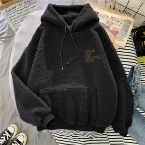Quality Autumn And Winter Hooded Sweater Korean Thick Pullover Coat Anti Shrink wholesale
