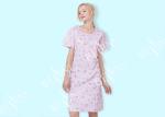 65% Polyester 35% Cotton Ladies Night Dresses Sleepwear Gathers Lace Yoke Button