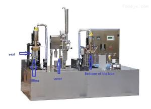 Quality Semi Automatic Gable Top Aseptic Carton Filling Machine Juice Packing 1L Carton wholesale