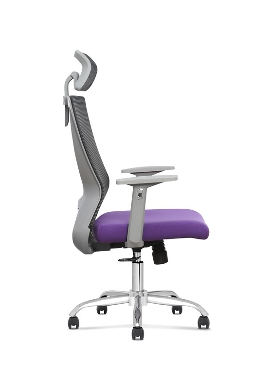 Ergonomic Mesh Office Chair, High Back Desk Chair - Height Adjustment, tilt & swivel + height adjustable lumbar support