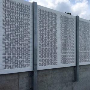 Quality Highway Perforated Metal Acoustic Panels Aluminum Fence Facade Panel wholesale