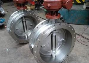 Quality Pneumatic RF Flanged Connection Stainless Steel Eccentric Butterfly Valve wholesale
