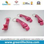Factory Supply Rose Red Beer Bottle Opener with Custom Logo Printing