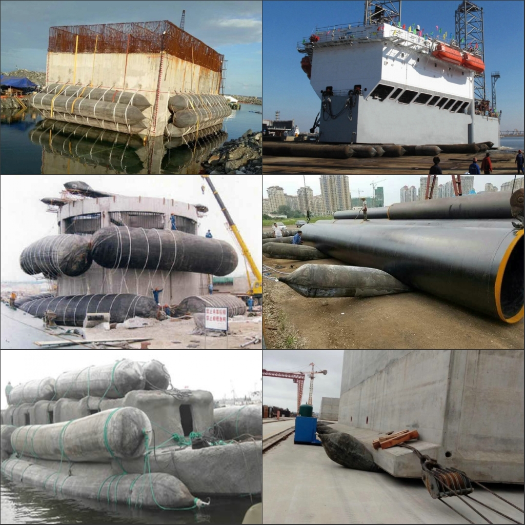 ISO14409 Rubber Marine Salvage Airbags / Ship Rescue Airbag