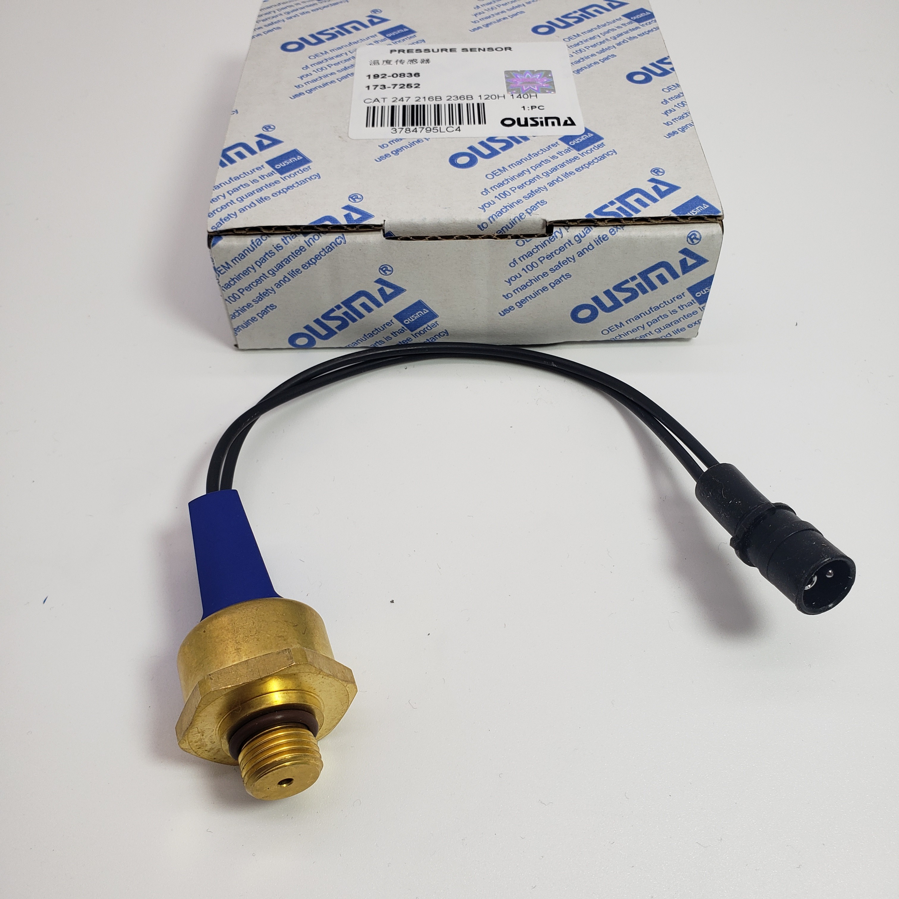 Pressure Sensor 192-0836 173-7252 For CAT 216B 236B 268B 120H 135H 160H