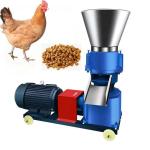 Biomass Straw Pellet Machine Flat Die Feed Pellet Machine 90-150kg/h