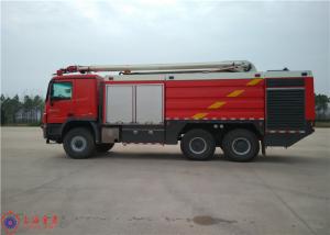 Quality 29 Ton 6x6 Drive ARFF Airport Airplane Fire Truck with Foldable Rescue Boom wholesale