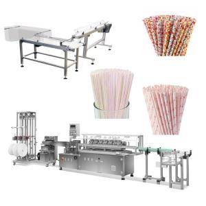 Quality Fast Speed Natural CNC Straight Paper Straw Machines 100m/Min wholesale