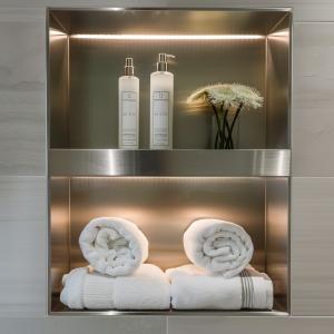 Quality Fireproof A Class Compact Wall Niche In Polished Stainless Steel wholesale