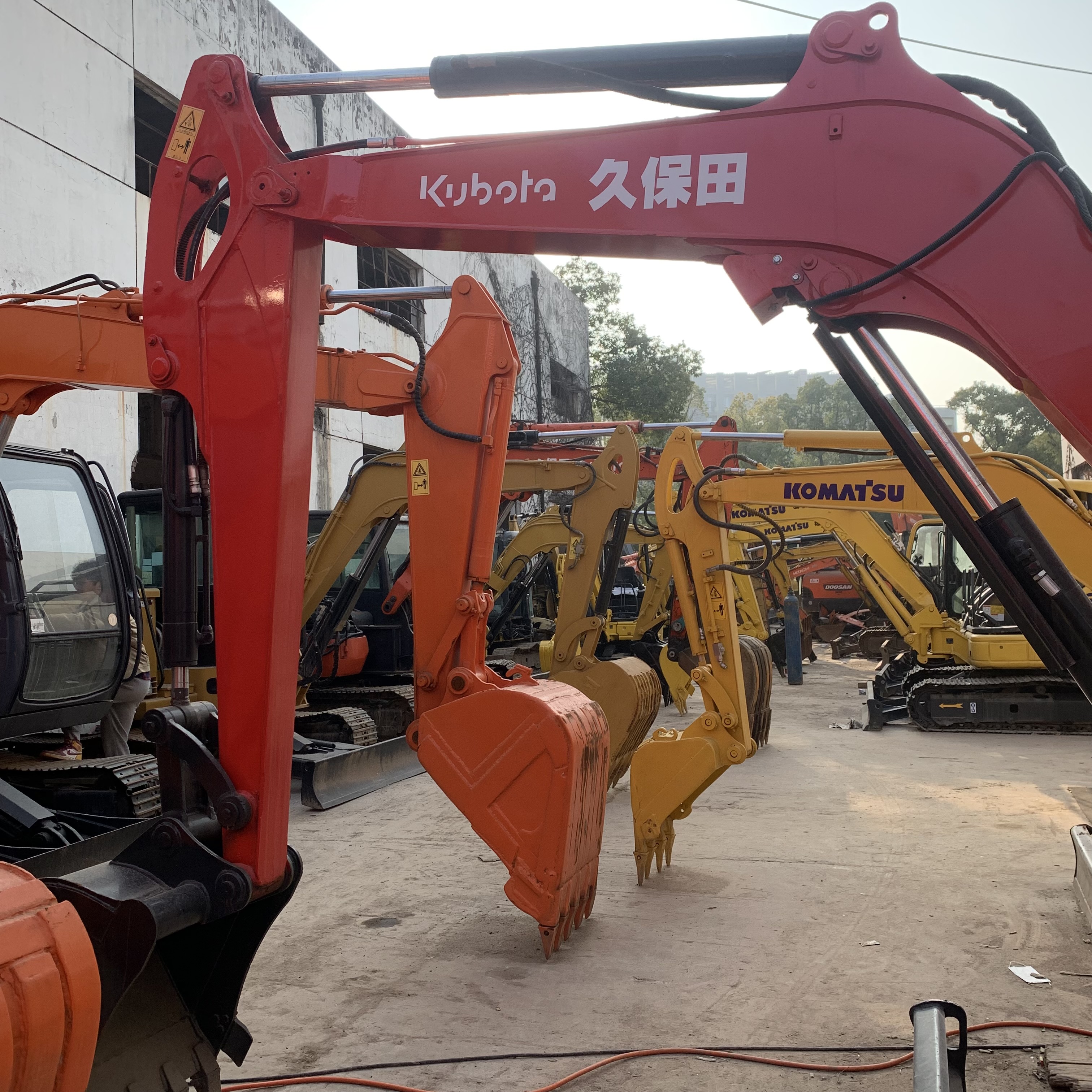 Kubota KX161 KX135 KX155 KX165 6 Ton Mini Excavator Small Size