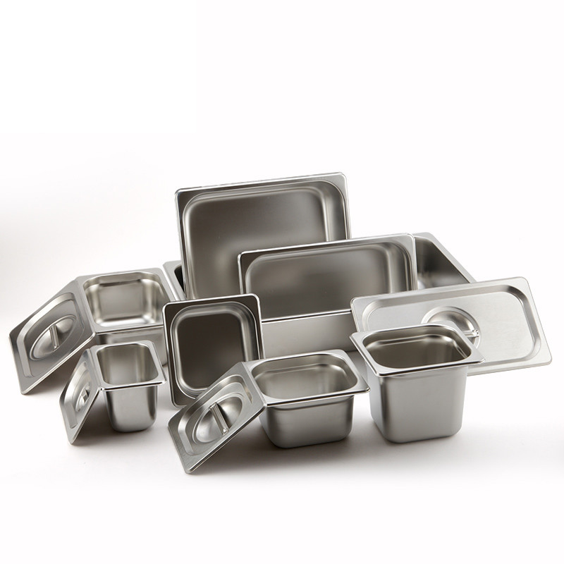 6" Stainless Steel Cookware Sets Steam Stainless Steel Hotel Pan