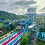 Fiberglass Pool Spiral Slide Commercial Water Play Equipment