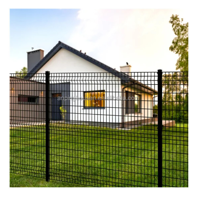 Customized 3D Bending Perimeter Fence Solutions with Metal Frame Modular Fence Panels