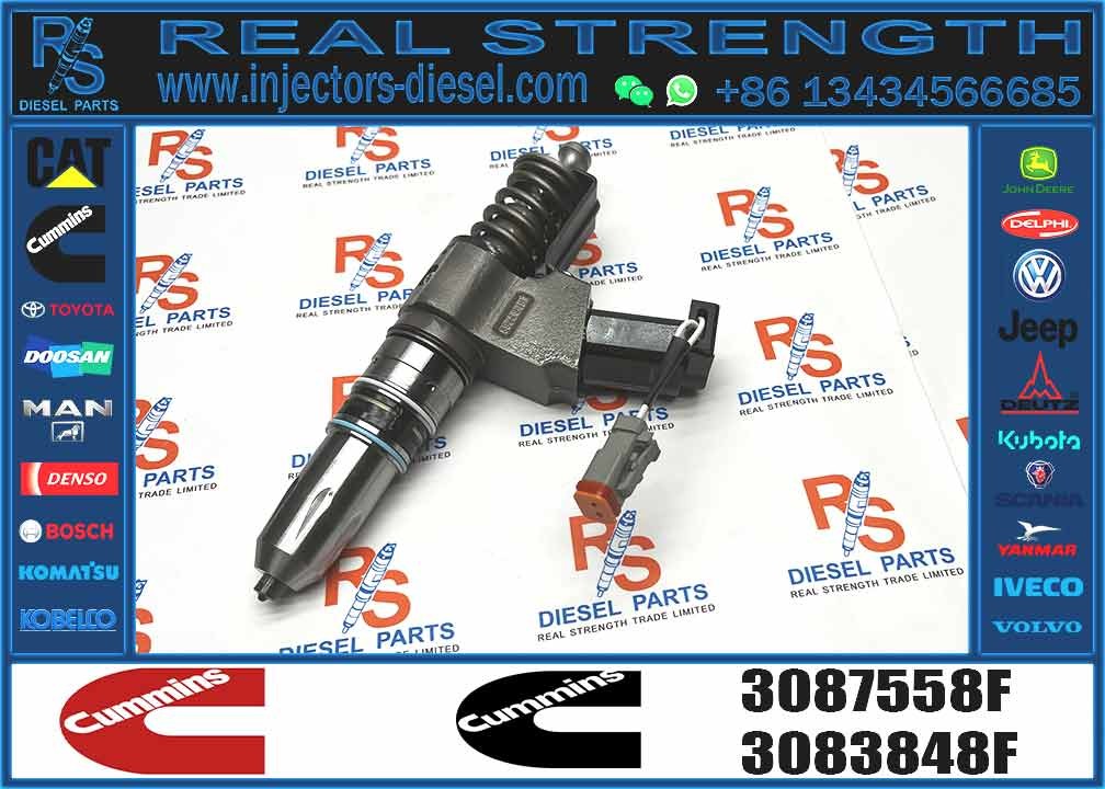 Reliable Fuel Injector Assembly 3083848F For Cummins Engine N14 Series Matching Diesel 3411766 3087733
