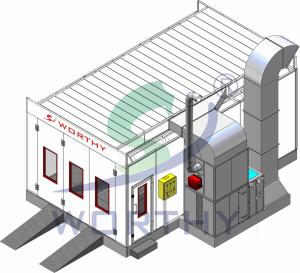 Quality Standard Type W-9100B Spray Booth wholesale