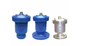 Quality PN6 Cast Iron Air Relief Valve Single Ball Type Flange With Epoxy Coated wholesale