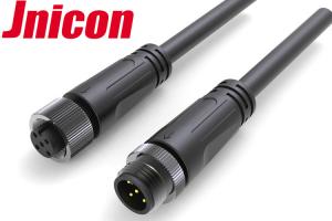 Quality 5 Pin IP68 M12 Waterproof Connector Male Female Outdoor Round Shape wholesale
