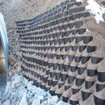 50mm-250mm HDPE Geocell Geowebs for Gravel Stabilization and Soil Erosion