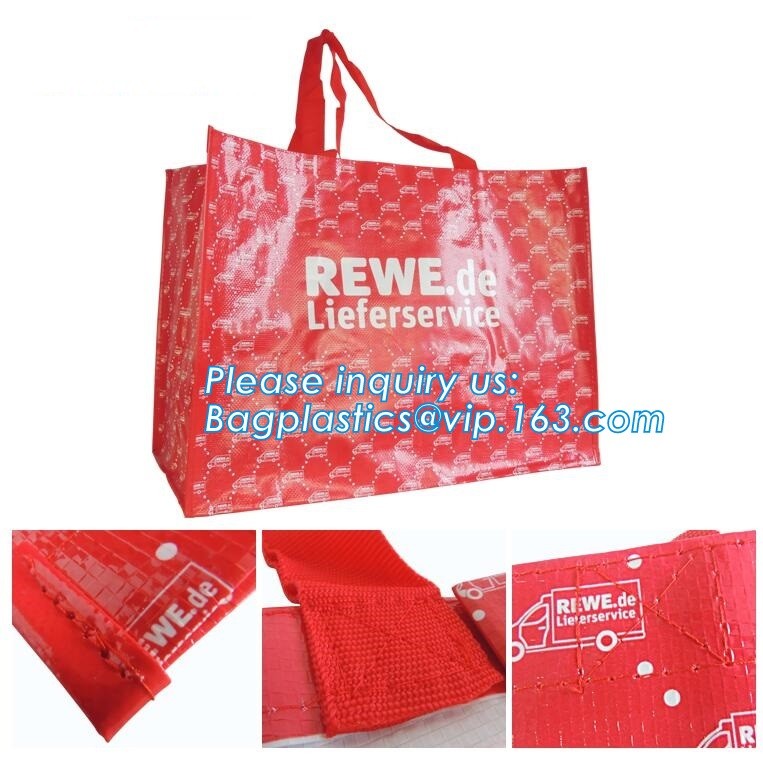 Fashion WaterProof PP Woven Laminated Handle Shopping Bag,fashion laminated reusable pp woven big shopping woven bag