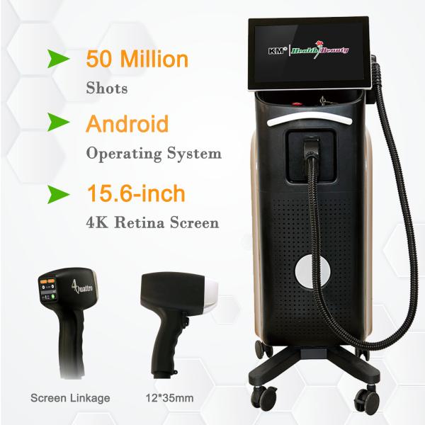 50% Discount Ice Platinum Depiladora Laser Hair Removal Machine Wavelength 755nm