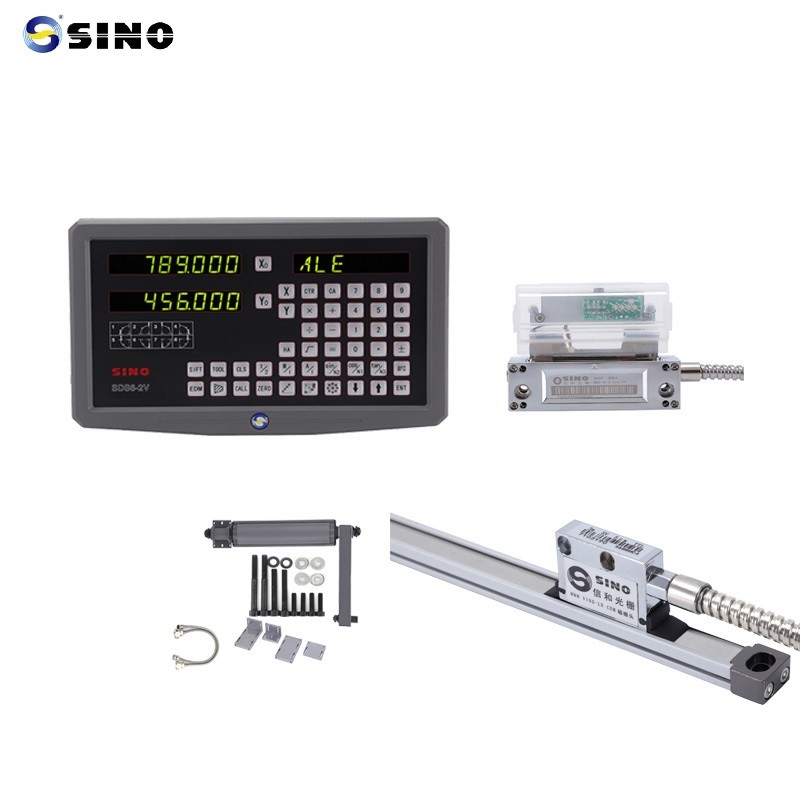 SDS6-2V SINO Dro 2 Axis CE With Linear Scale SINO Digital Readout System For Lathe Mill