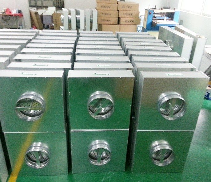 Anodized Aluminum Frame Disposable H13 H14 HEPA Filter Box With Fiberglass Media