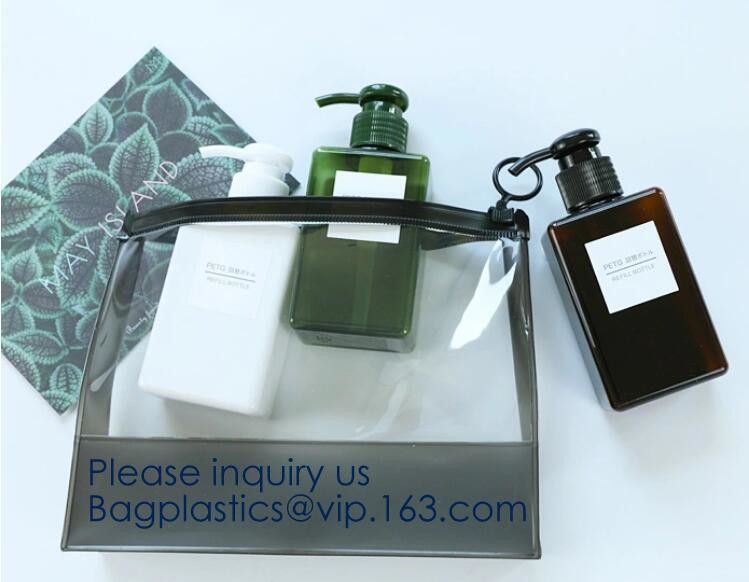Eco Friendly Travel Beauty Classic Design Frosted Pvc Eva Packaging Bag With Zipper For Cosmetic,Travel Cosmetic storage