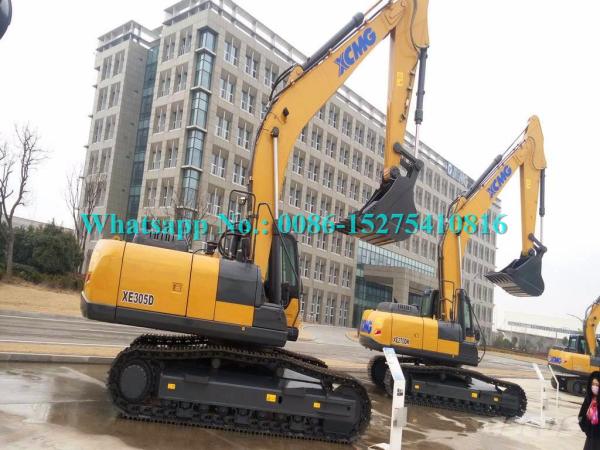 Large Heavy Earth Moving Machinery 30 Ton Excavator 1.4 CBM Bucket Capacity XCMG