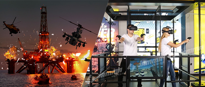 High Disposition 360 Degree Vr Shooting Walker Stand Platform